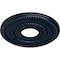 Ekena Millwork Valeriano Ceiling Medallion (Canopies up to 6 1/4"), 12 1/8"OD x 3 5/8"ID x 3/4"P, Midnight Dream CM12VAMDF - alternate 2